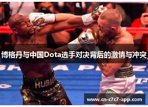 博格丹与中国Dota选手对决背后的激情与冲突